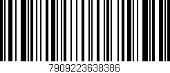 Código de barras (EAN, GTIN, SKU, ISBN): '7909223638386'