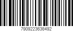 Código de barras (EAN, GTIN, SKU, ISBN): '7909223638492'
