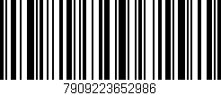 Código de barras (EAN, GTIN, SKU, ISBN): '7909223652986'