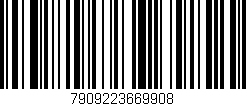 Código de barras (EAN, GTIN, SKU, ISBN): '7909223669908'