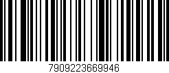 Código de barras (EAN, GTIN, SKU, ISBN): '7909223669946'