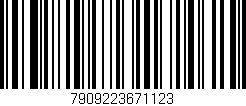 Código de barras (EAN, GTIN, SKU, ISBN): '7909223671123'