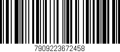 Código de barras (EAN, GTIN, SKU, ISBN): '7909223672458'