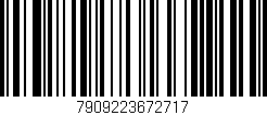 Código de barras (EAN, GTIN, SKU, ISBN): '7909223672717'