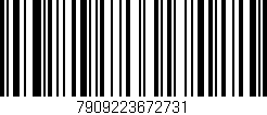 Código de barras (EAN, GTIN, SKU, ISBN): '7909223672731'
