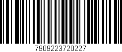 Código de barras (EAN, GTIN, SKU, ISBN): '7909223720227'