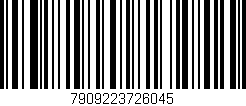 Código de barras (EAN, GTIN, SKU, ISBN): '7909223726045'