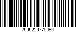 Código de barras (EAN, GTIN, SKU, ISBN): '7909223779058'