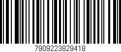 Código de barras (EAN, GTIN, SKU, ISBN): '7909223829418'