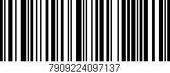 Código de barras (EAN, GTIN, SKU, ISBN): '7909224097137'