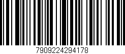 Código de barras (EAN, GTIN, SKU, ISBN): '7909224294178'
