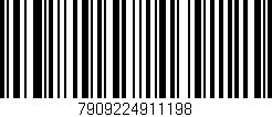 Código de barras (EAN, GTIN, SKU, ISBN): '7909224911198'