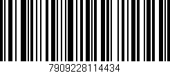 Código de barras (EAN, GTIN, SKU, ISBN): '7909228114434'