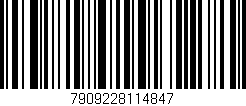 Código de barras (EAN, GTIN, SKU, ISBN): '7909228114847'