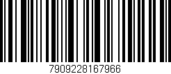 Código de barras (EAN, GTIN, SKU, ISBN): '7909228167966'
