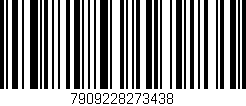 Código de barras (EAN, GTIN, SKU, ISBN): '7909228273438'