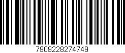 Código de barras (EAN, GTIN, SKU, ISBN): '7909228274749'