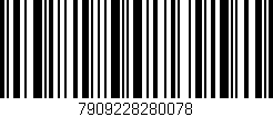Código de barras (EAN, GTIN, SKU, ISBN): '7909228280078'
