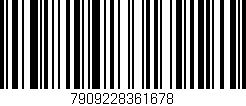 Código de barras (EAN, GTIN, SKU, ISBN): '7909228361678'