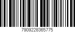 Código de barras (EAN, GTIN, SKU, ISBN): '7909228365775'