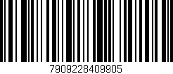 Código de barras (EAN, GTIN, SKU, ISBN): '7909228409905'