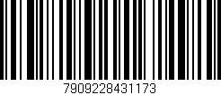 Código de barras (EAN, GTIN, SKU, ISBN): '7909228431173'