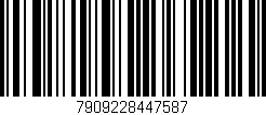 Código de barras (EAN, GTIN, SKU, ISBN): '7909228447587'