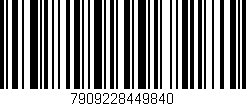 Código de barras (EAN, GTIN, SKU, ISBN): '7909228449840'