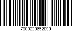 Código de barras (EAN, GTIN, SKU, ISBN): '7909228652899'