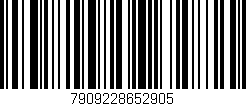 Código de barras (EAN, GTIN, SKU, ISBN): '7909228652905'