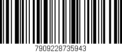 Código de barras (EAN, GTIN, SKU, ISBN): '7909228735943'
