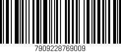 Código de barras (EAN, GTIN, SKU, ISBN): '7909228769009'