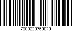 Código de barras (EAN, GTIN, SKU, ISBN): '7909228769078'