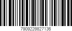 Código de barras (EAN, GTIN, SKU, ISBN): '7909228827136'