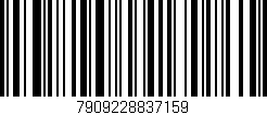 Código de barras (EAN, GTIN, SKU, ISBN): '7909228837159'