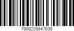 Código de barras (EAN, GTIN, SKU, ISBN): '7909228847639'