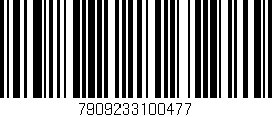Código de barras (EAN, GTIN, SKU, ISBN): '7909233100477'
