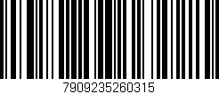 Código de barras (EAN, GTIN, SKU, ISBN): '7909235260315'