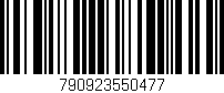 Código de barras (EAN, GTIN, SKU, ISBN): '790923550477'