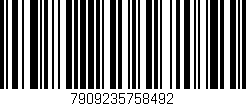 Código de barras (EAN, GTIN, SKU, ISBN): '7909235758492'