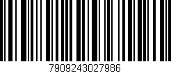 Código de barras (EAN, GTIN, SKU, ISBN): '7909243027986'