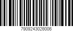 Código de barras (EAN, GTIN, SKU, ISBN): '7909243028006'
