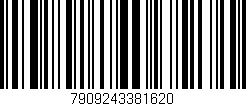 Código de barras (EAN, GTIN, SKU, ISBN): '7909243381620'