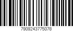 Código de barras (EAN, GTIN, SKU, ISBN): '7909243775078'