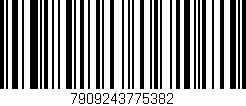 Código de barras (EAN, GTIN, SKU, ISBN): '7909243775382'