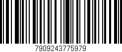Código de barras (EAN, GTIN, SKU, ISBN): '7909243775979'