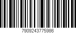 Código de barras (EAN, GTIN, SKU, ISBN): '7909243775986'
