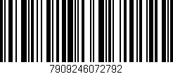 Código de barras (EAN, GTIN, SKU, ISBN): '7909246072792'