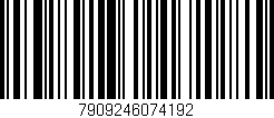 Código de barras (EAN, GTIN, SKU, ISBN): '7909246074192'