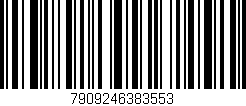 Código de barras (EAN, GTIN, SKU, ISBN): '7909246383553'